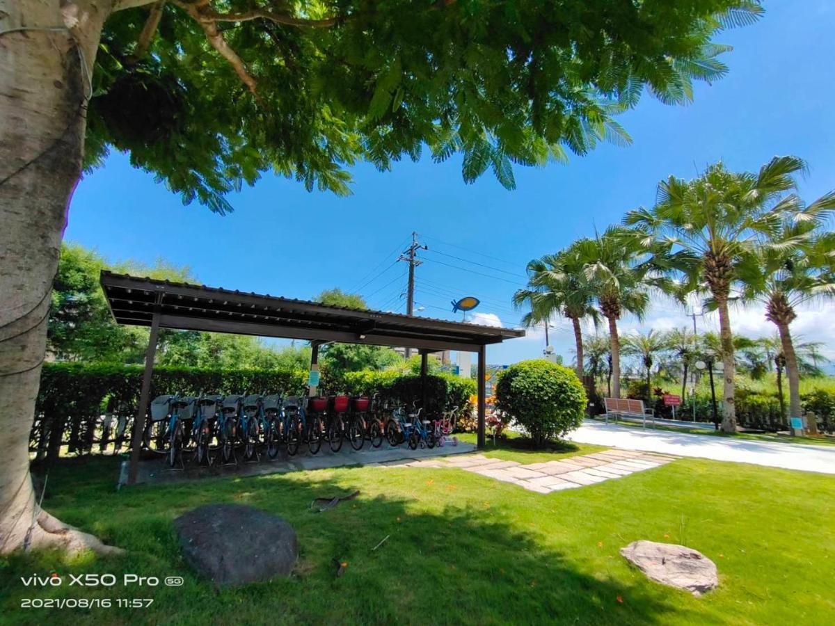 冬山郷Fish House 宜蘭獨棟別墅 戲水池 生態diy 安農溪自行車アパートメント エクステリア 写真