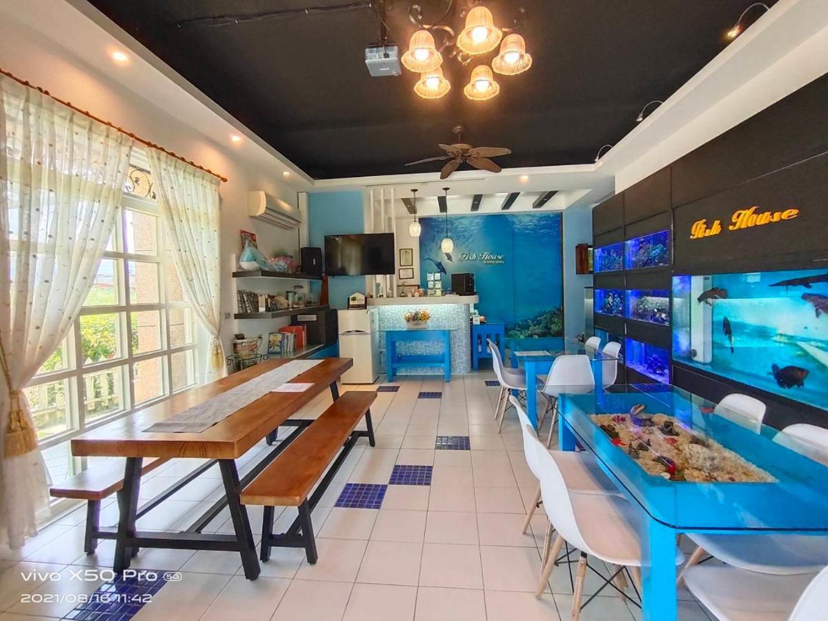 冬山郷Fish House 宜蘭獨棟別墅 戲水池 生態diy 安農溪自行車アパートメント エクステリア 写真