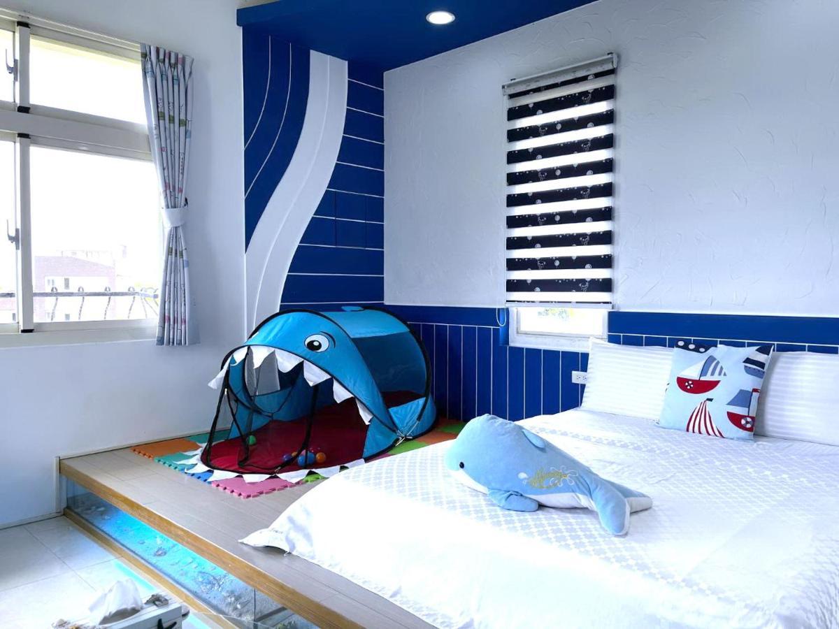 冬山郷Fish House 宜蘭獨棟別墅 戲水池 生態diy 安農溪自行車アパートメント エクステリア 写真