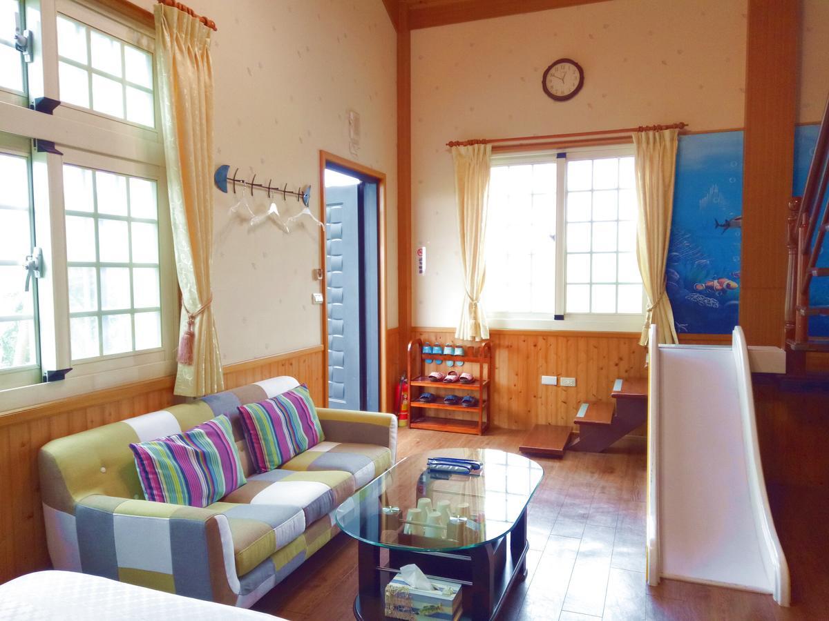 冬山郷Fish House 宜蘭獨棟別墅 戲水池 生態diy 安農溪自行車アパートメント エクステリア 写真